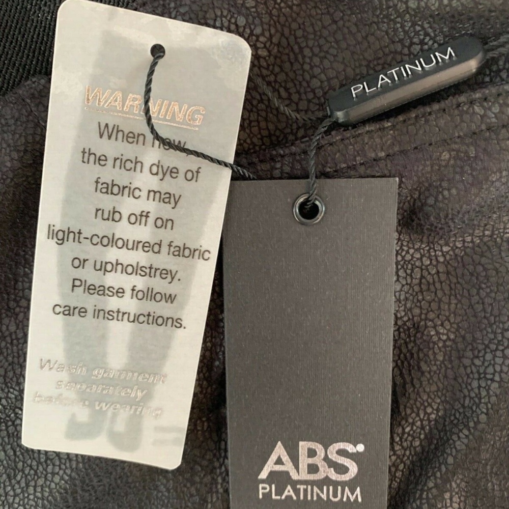 ABS Platinum Women's 20W Pull-on Pants Leather Look - Picture 5 of 8